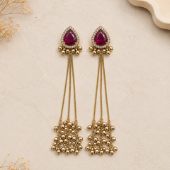 Kashmiri Noor Tassel Earrings | Earrings for Women