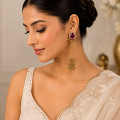 Kashmiri Noor Tassel Earrings | Earrings for Women