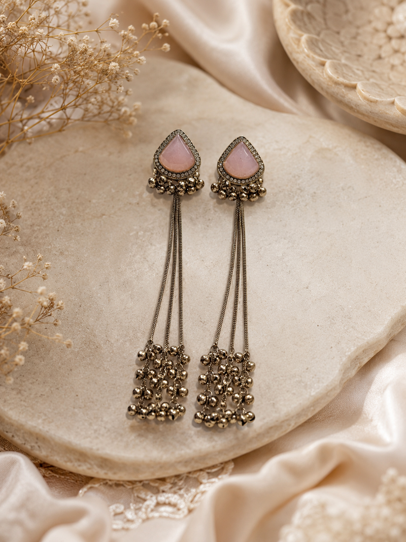 Kashmiri Noor Tassel Earrings | Earrings for Women