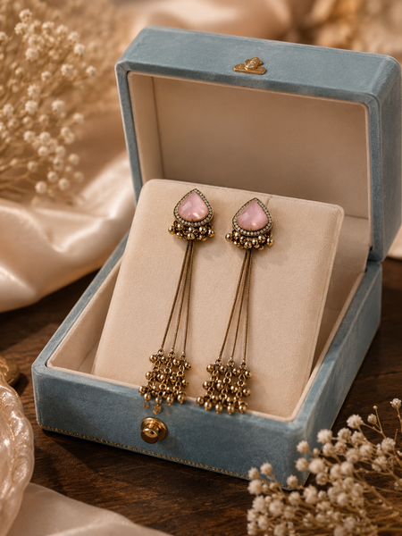 Kashmiri Noor Tassel Earrings | Earrings for Women