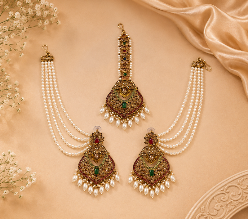 Pearl Veil Heritage Earrings | Earrings for Women