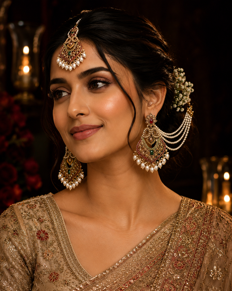 Pearl Veil Heritage Earrings | Earrings for Women