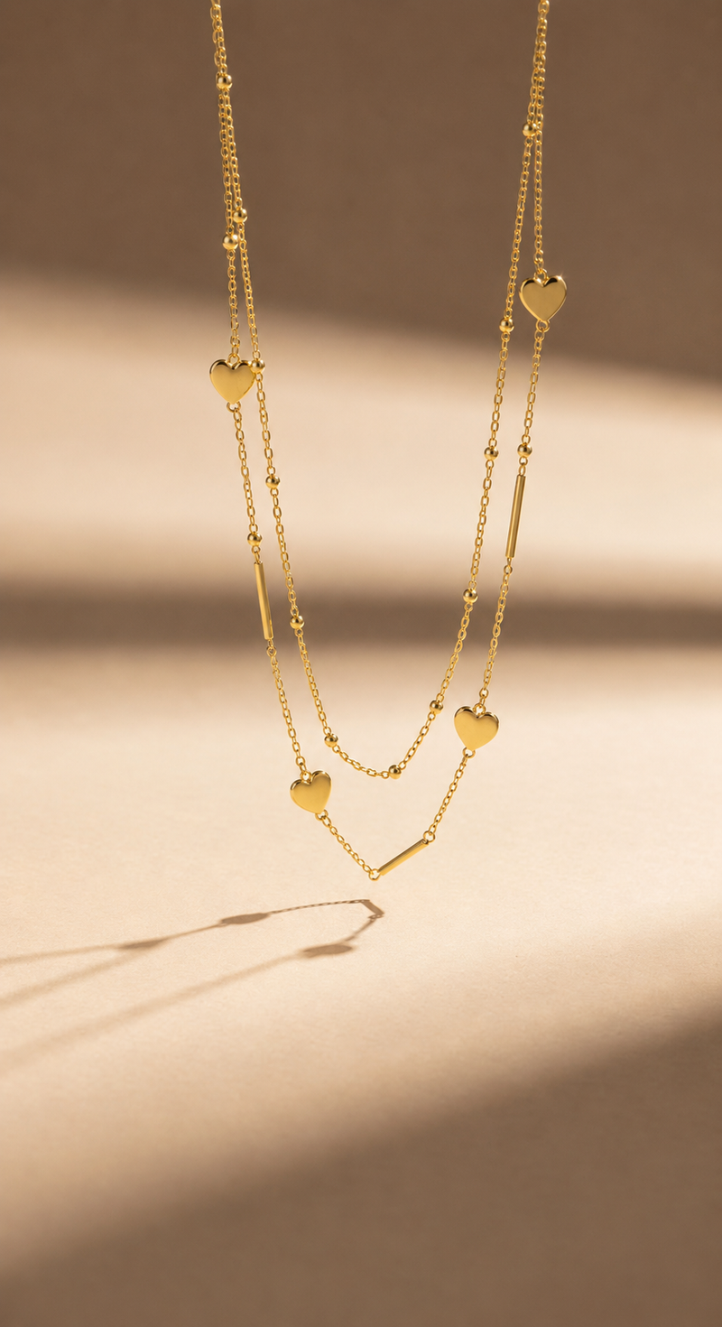Luxe Love Layers Necklace | Necklace for Women