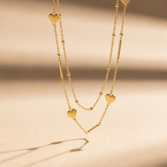 Luxe Love Layers Necklace | Necklace for Women