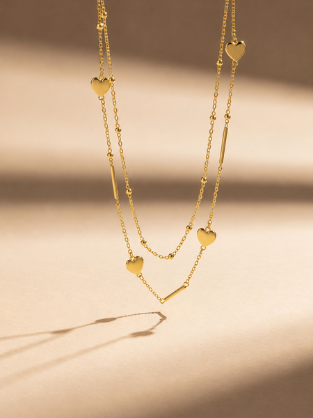Luxe Love Layers Necklace | Necklace for Women