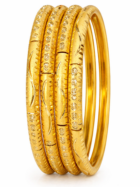 Textured Bangle Set