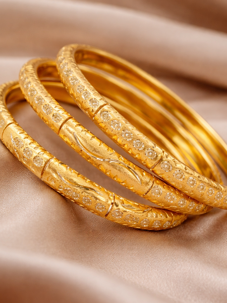 Textured Bangle Set