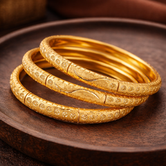 Textured Bangle Set