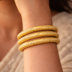 Textured Bangle Set