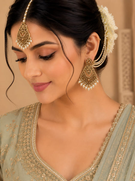 Pearl Veil Heritage Earrings | Earrings for Women