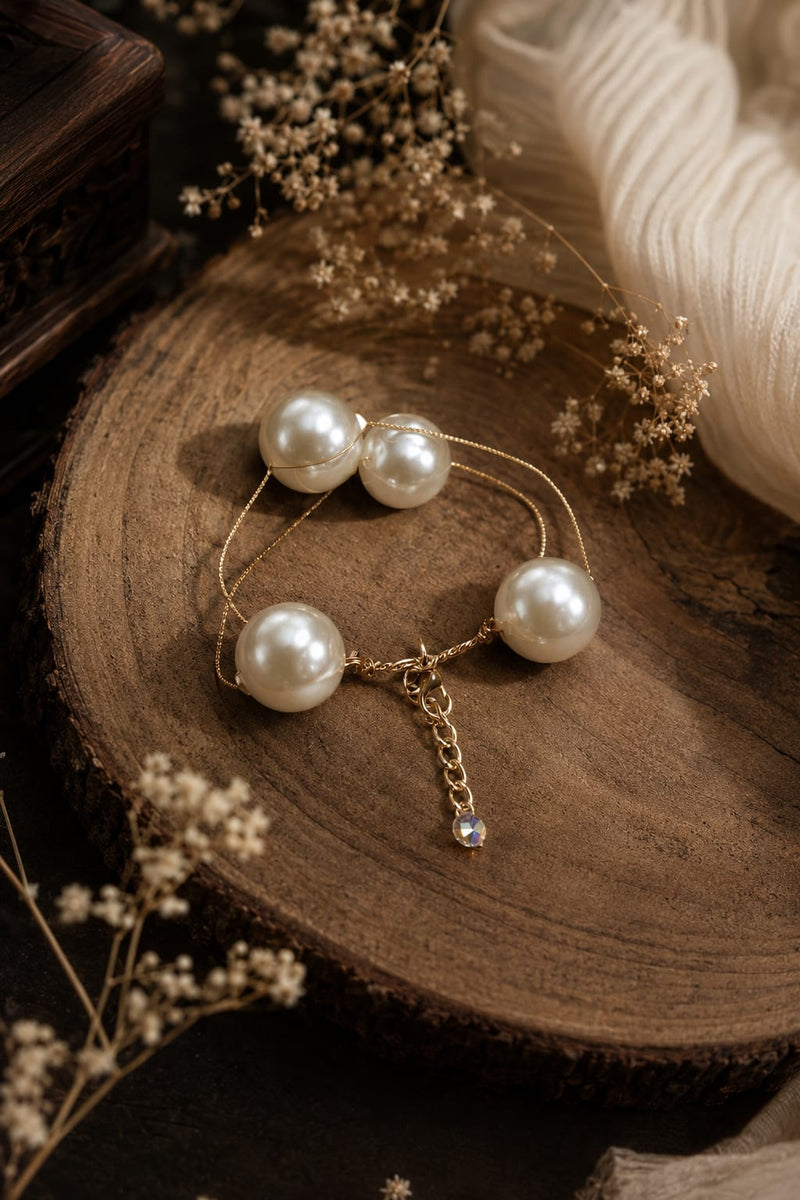 Celeste Pearl Orbit Bracelet | Bracelet for Women