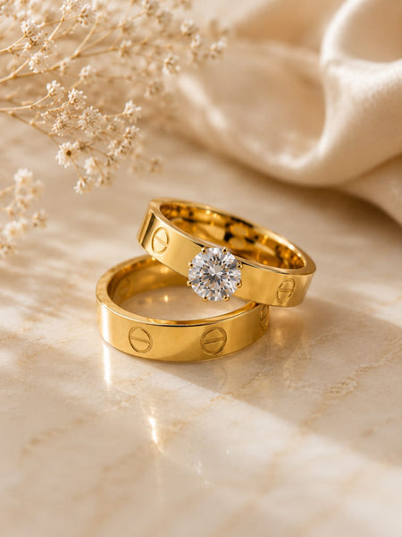 Eterna Luxe Couple Ring Set | Ring for Women