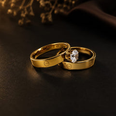 Eterna Luxe Couple Ring Set | Ring for Women