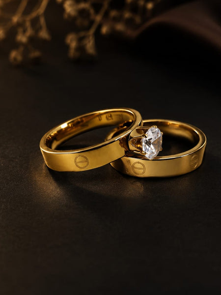 Eterna Luxe Couple Ring Set | Ring for Women