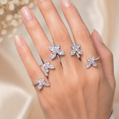 Celestial Blossom Adjustable Ring | Ring for Women