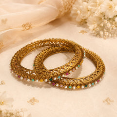 Heritage Pearl Mosaic Bangles | Bracelet for Women