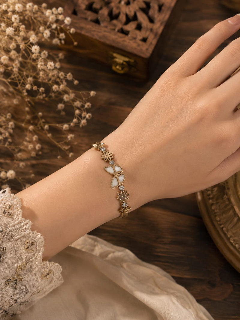 Butterfly Blossom Charm Bracelet | Bracelet for Women