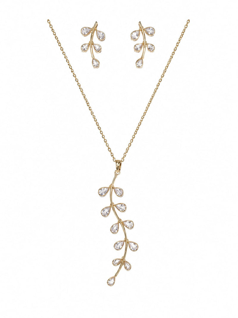 Golden Willow Crystal Set