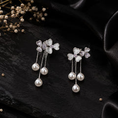 Pearl Blossom Drop Earrings | Earrings for Women