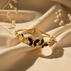 Midnight Butterfly Gold Bracelet | Bracelet for Women