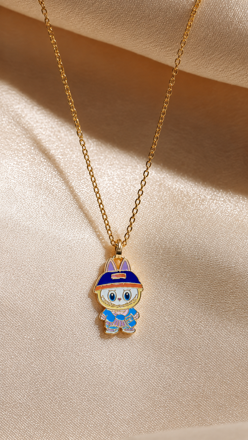Playful Bunny Charm Pendant Chain | Pendant Necklace for Women