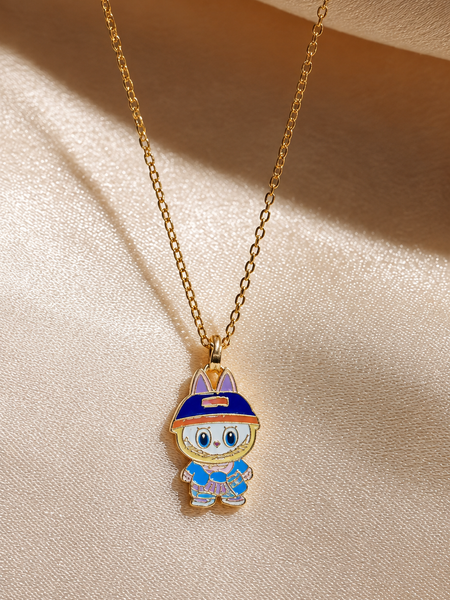 Playful Bunny Charm Pendant Chain | Pendant Necklace for Women