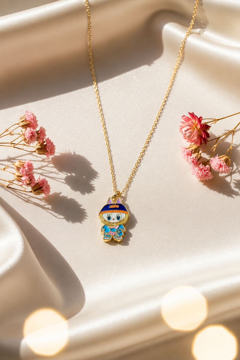 Playful Bunny Charm Pendant Chain | Pendant Necklace for Women