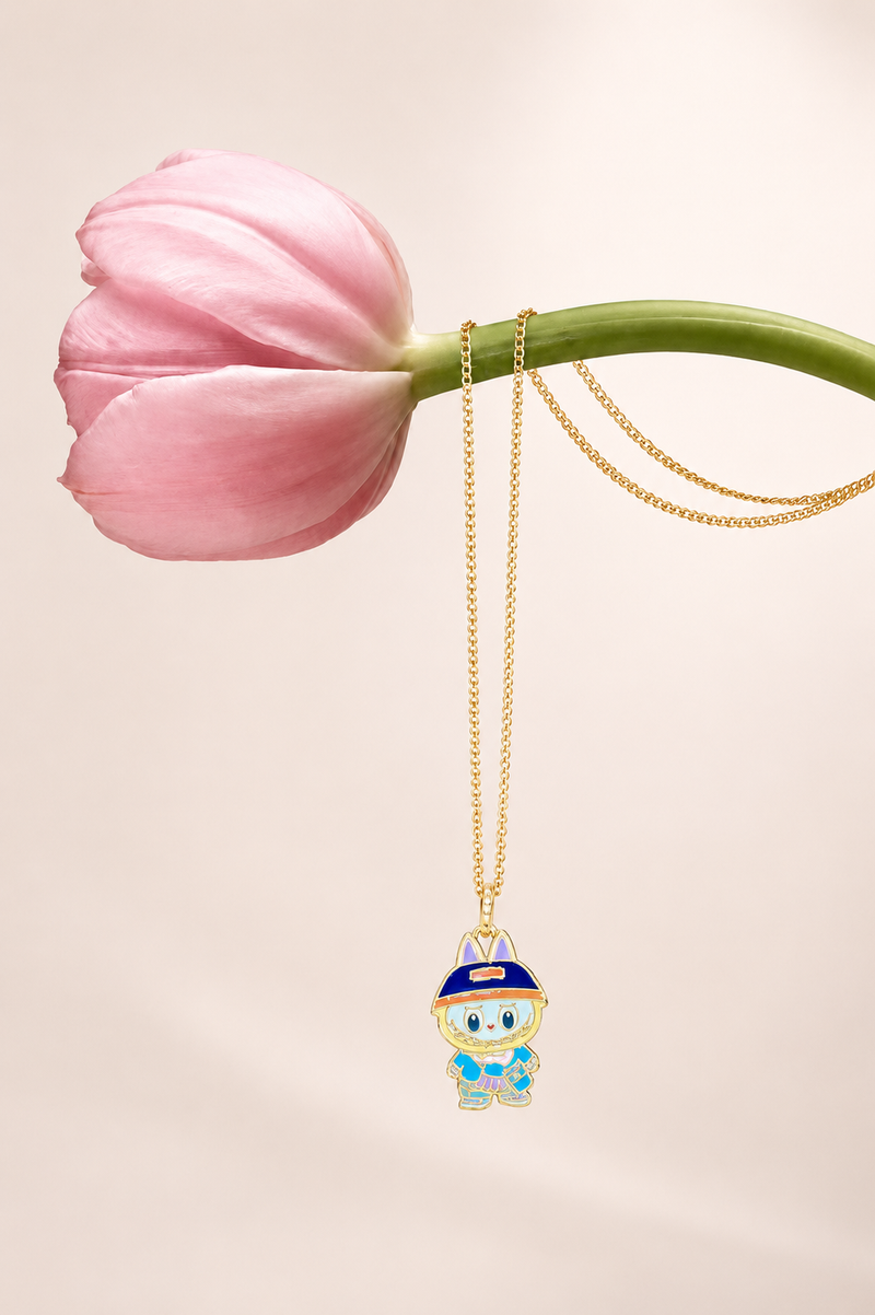 Playful Bunny Charm Pendant Chain | Pendant Necklace for Women